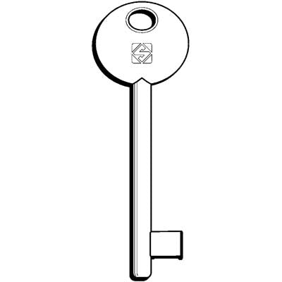 CHIAVE PATENT 6P2D SILCA - OTTONE- 5 pezzi