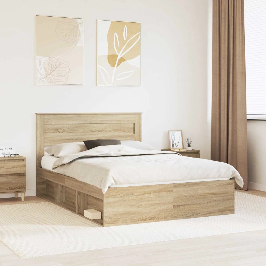 Letto matrimoniale | Letto per adulti | Struttura del letto Sonoma 160 x 200 cm Pino massello