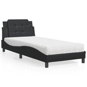 Giroletto senza Materasso Zadar Nero 80x200 cm in Similpelle