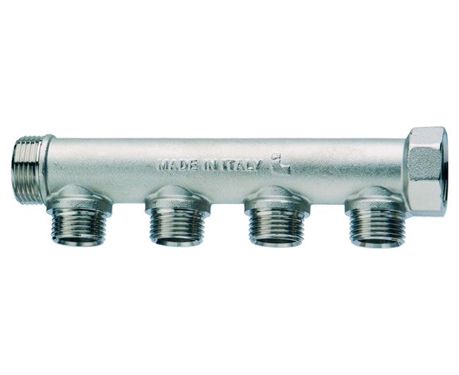 COLLETTORE LINEARE IN OTTONE PER RISCALDAMENTO MASCHIO FEMMINA 1x 1/2 3 VIE   ITAP s.p.a.