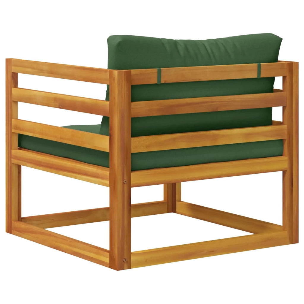Poltrona componibile con cuscini Legno di Acacia Massello 42028322