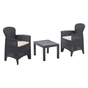 Set da giardino polipropilene 59x46x40 cm