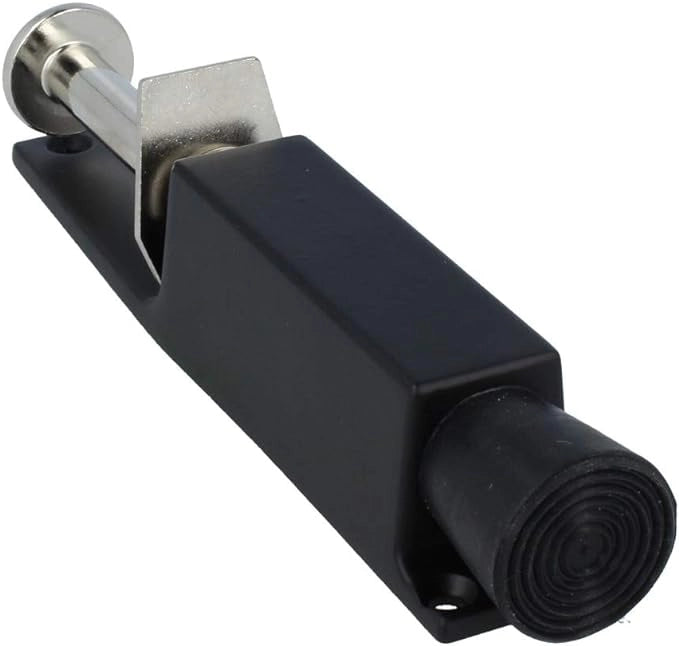 FERMAPORTE A PEDALE 12 cm - Nero