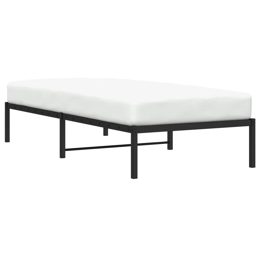 Giroletto-Struttura Letto in Metallo Nero 90x200 cm 661283