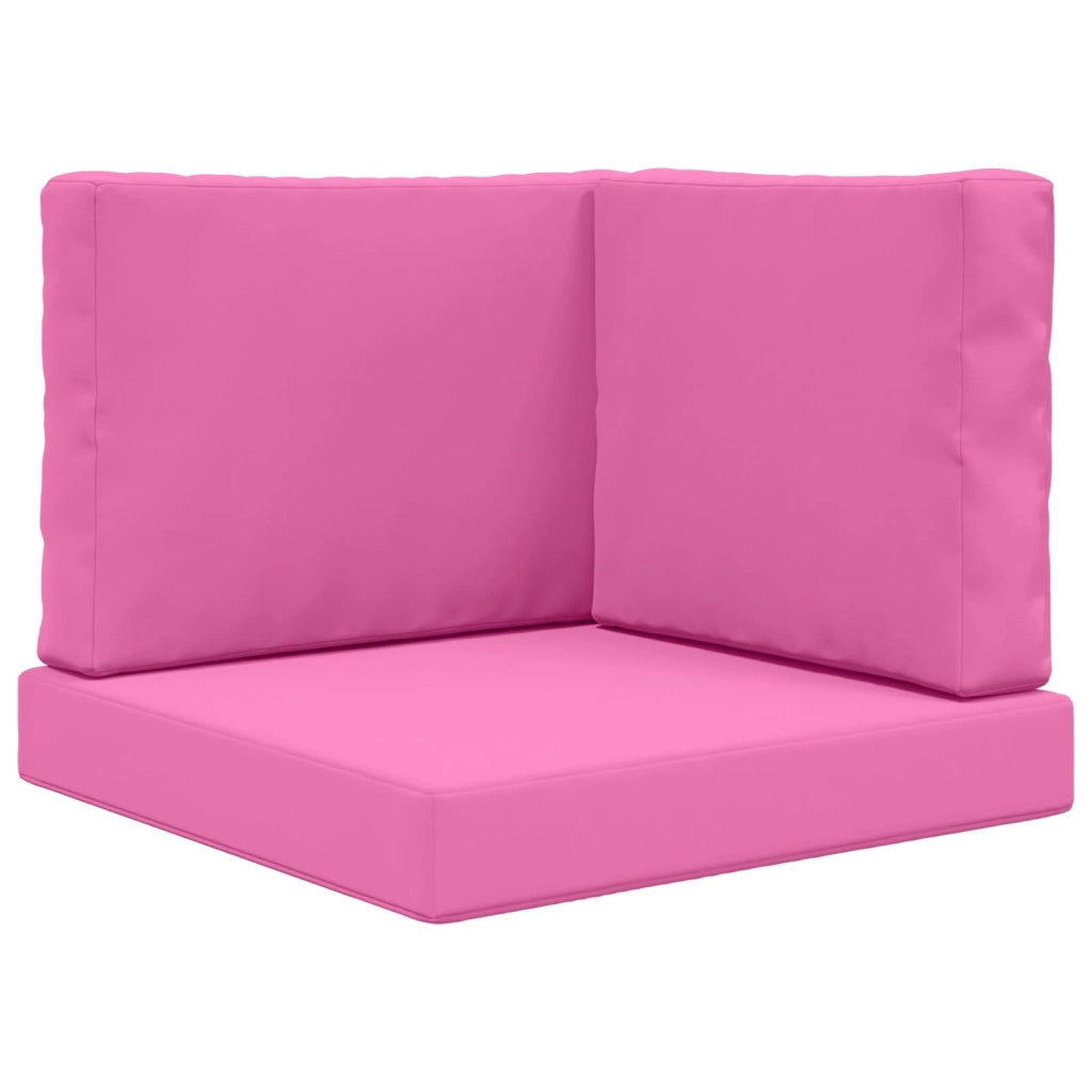 Cuscino per divano da esterno 3 pcs Rosa Poliestere 900759