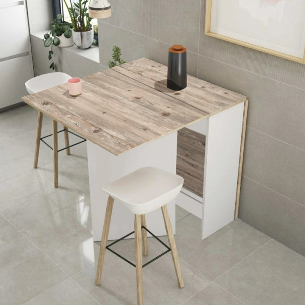 TAVOLO PIEGHEVOLE SQUADRATO 150CM BIANCO NODE - MABEL