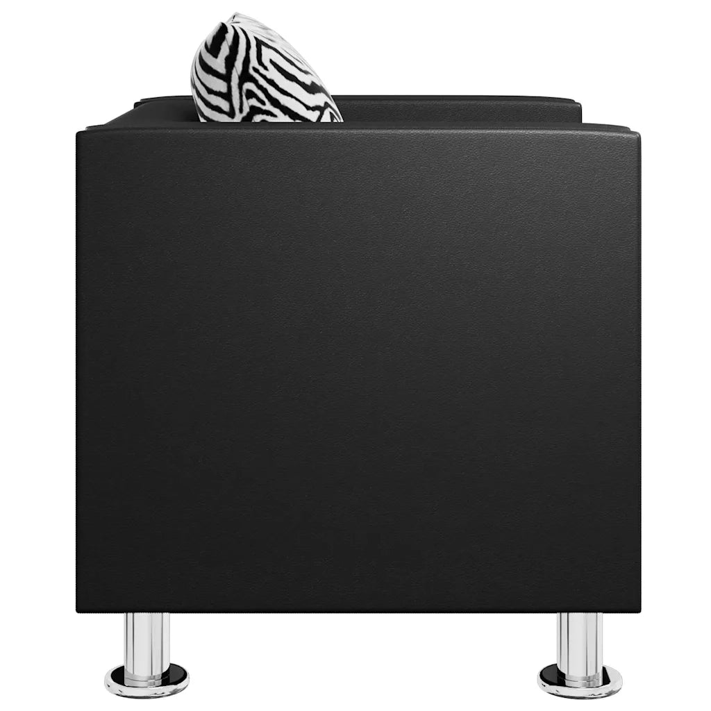 Poltrona Nera in Similpelle 242210