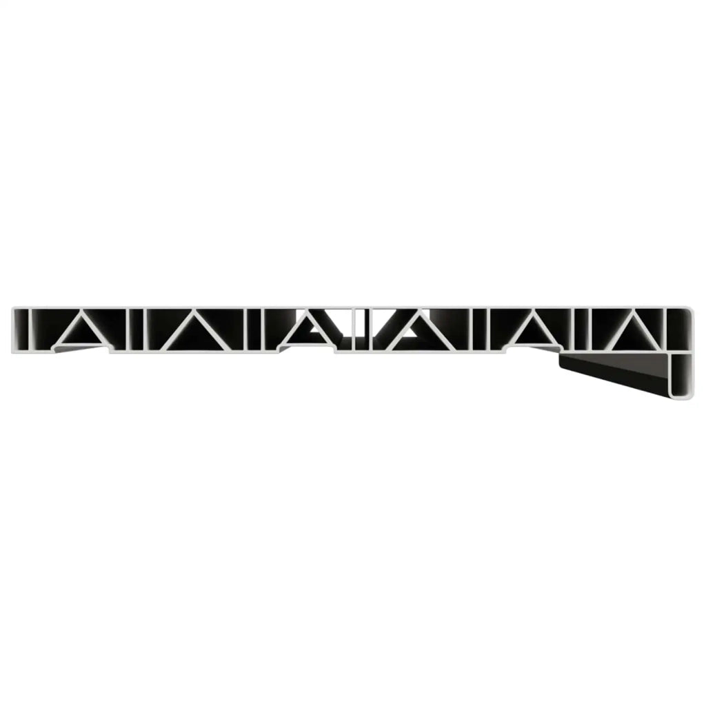 Soglia della Finestra Nero con Venature del Legno PVC 42046862