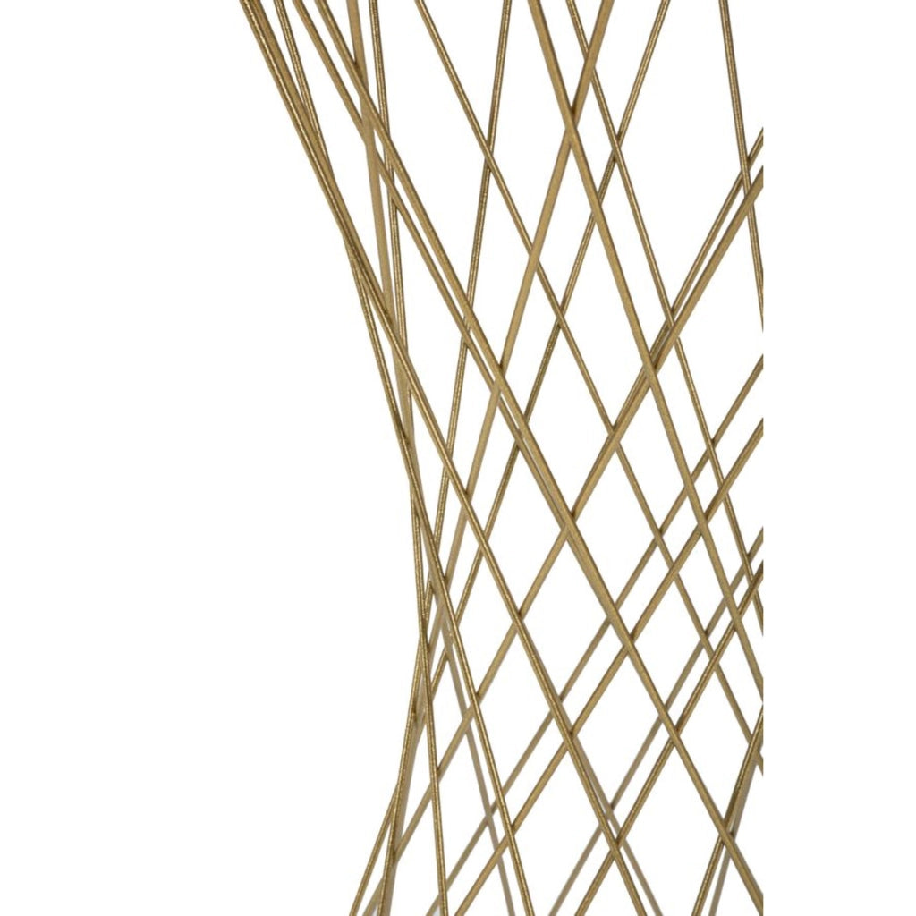 Tavolo VKH589, Oro, Metallo, 40x40x80 cm
