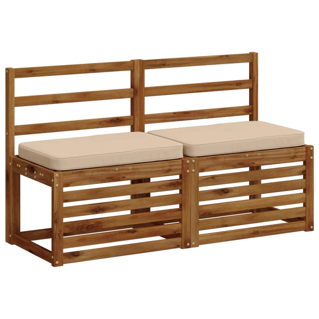 Cuscini per Panchina a 2 Pezzi VUGHT 2 pcs 100% Poliestere 951017