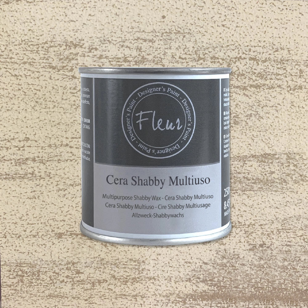 Cera Shabby Chic Fleur Multiuso per Mobili e Oggetti Formato: 250 ml