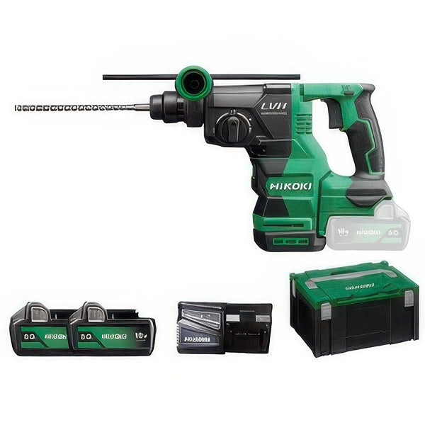 Tassellatore HiKOKI DH1826DA 18V SDS-Plus 3,2 J Brushless con 2 Batterie 5 Ah