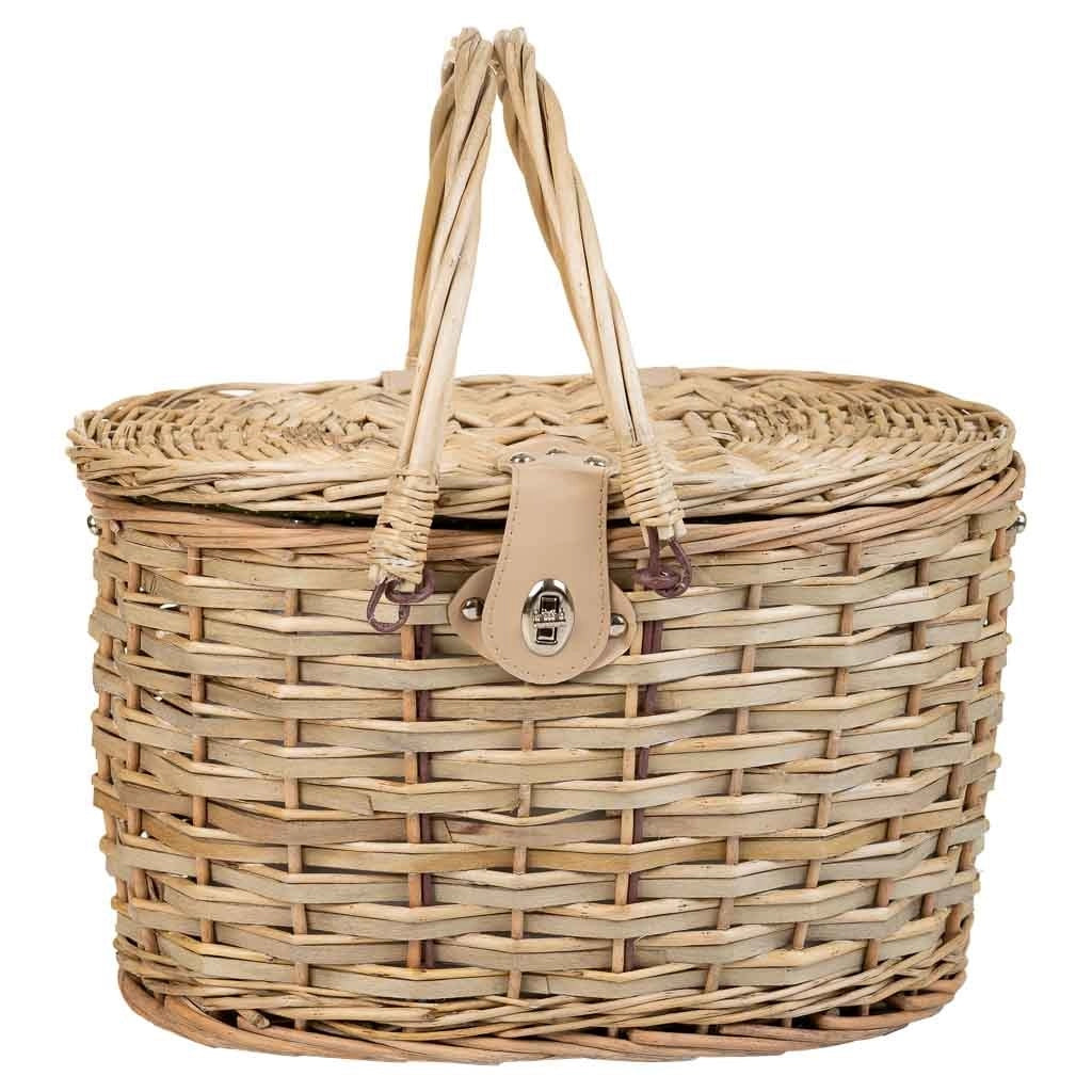 Cesto pic-nic marrone 40x28x25h
