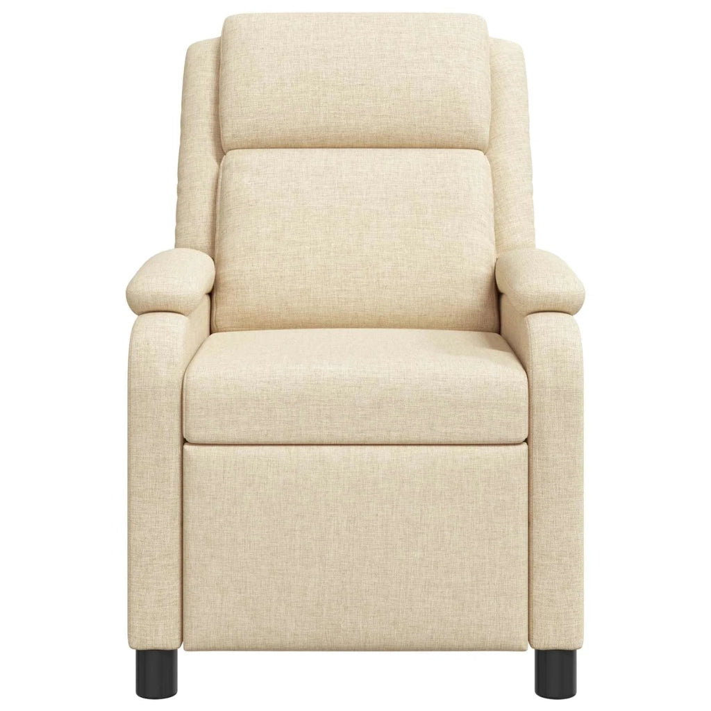 Poltrona Massaggiante Crema Tessuto 42034876
