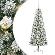Albero di Natale Artificiale-Albero Natalizio con Rami Pieghevoli 180 cm 336556