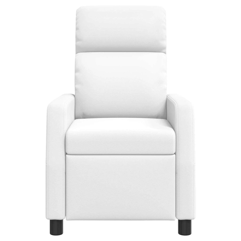 Poltrona Massaggiante Bianco Similpelle 42035096