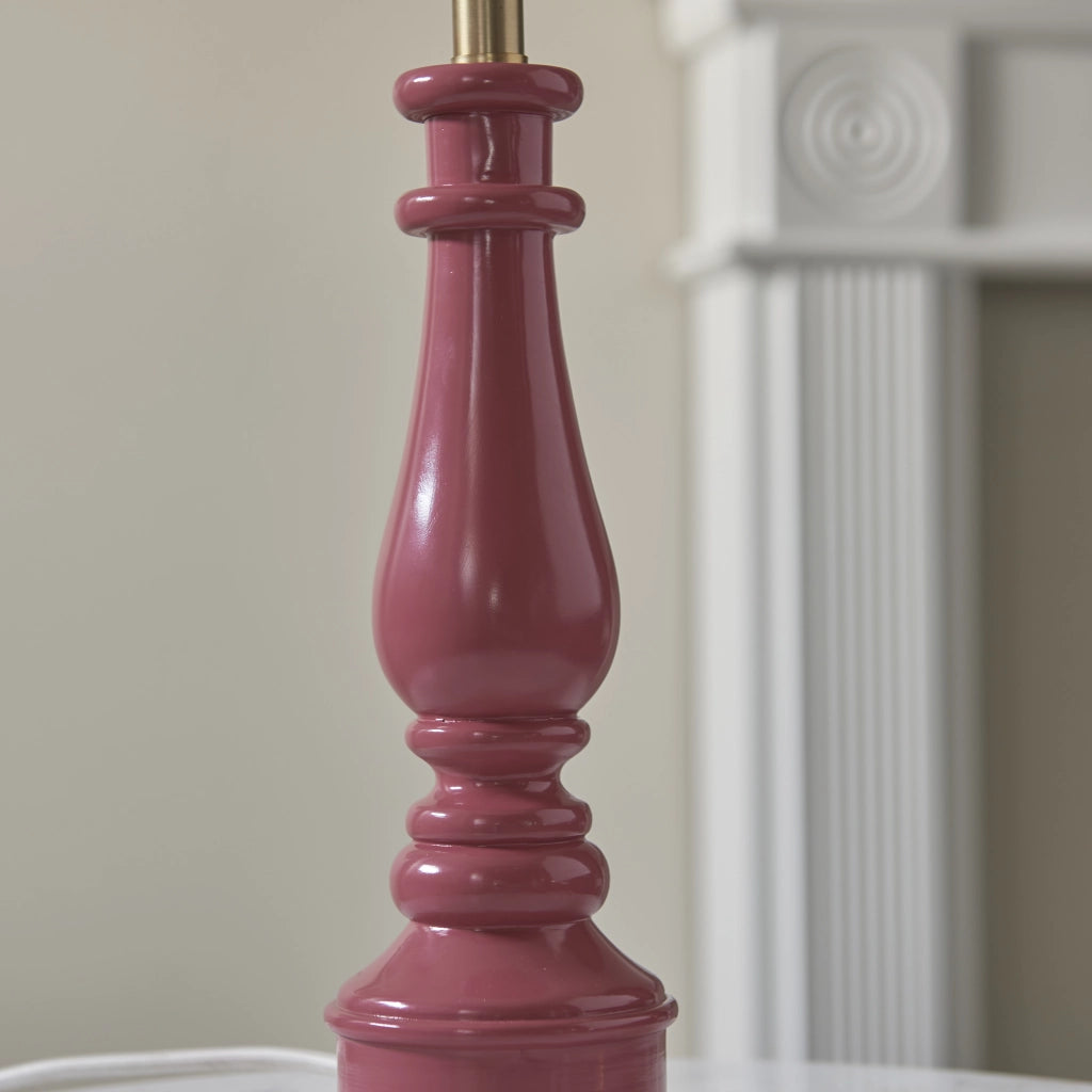 Base lampada da tavolo resina rosa Myrtle Endon B22