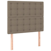 Testiera | Testata per letto Tortora 80x5x118/128 cm Tessuto