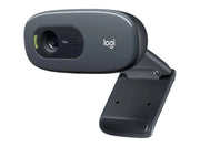 Webcam Logitech C270 HD 720p/30fps Videochiamate Conferenze Dad Widescreen Correzione Automatica ‎Luminosità Microfono Riduzione del Rumore