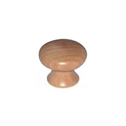 Pomolo in legno - Ã˜ 31 mm. - noce chiaro