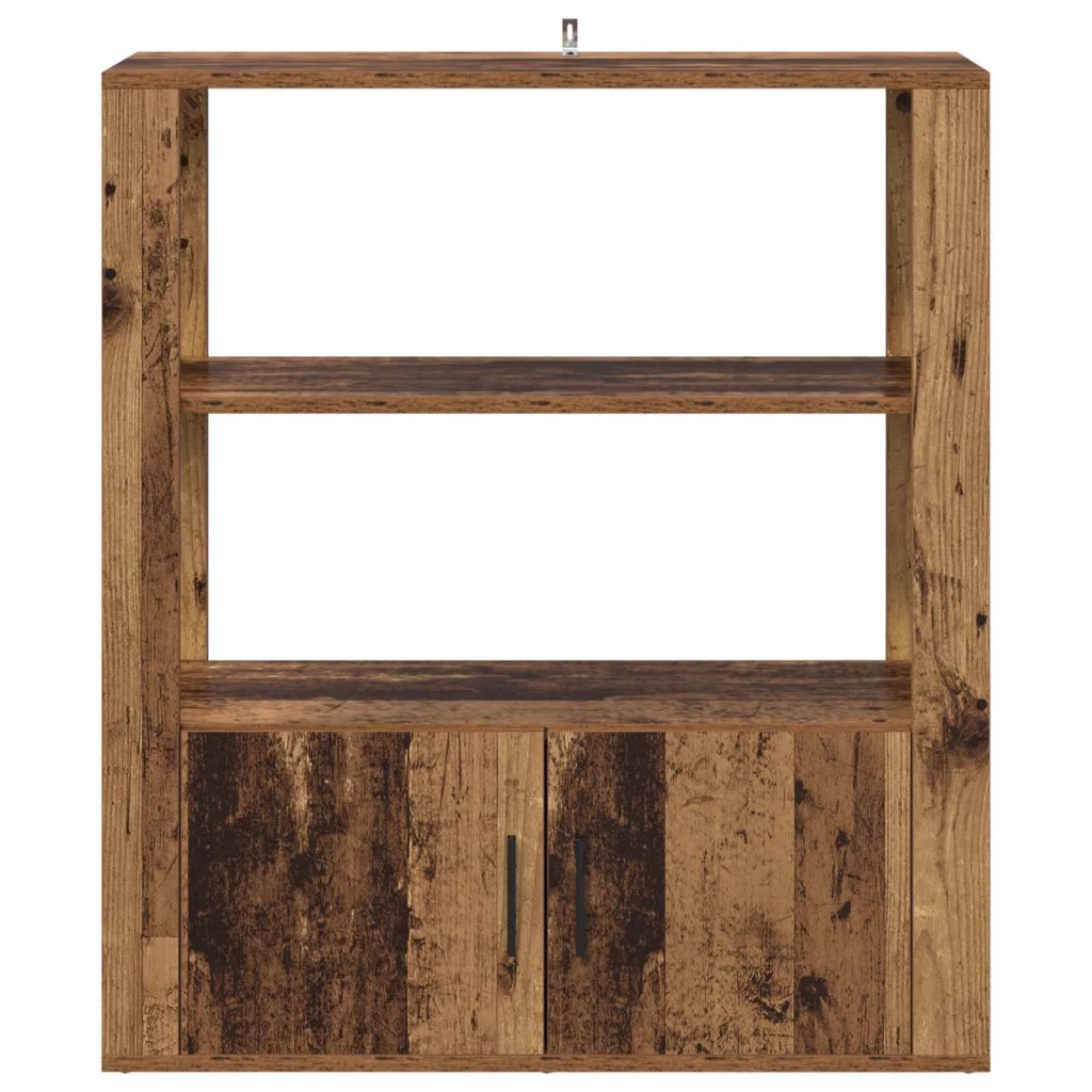 Credenza Legno vecchio 30 x 80 x 90 cm Legno multistrato 881093