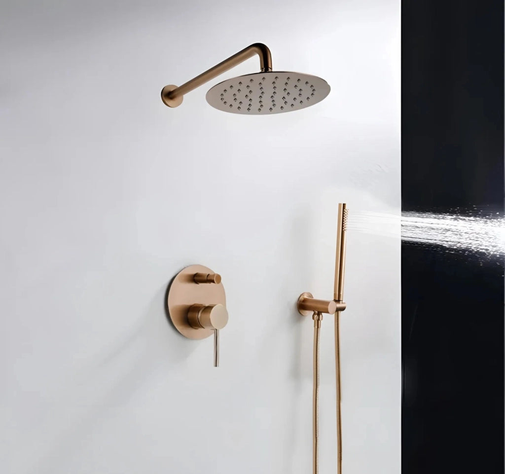 Set Doccia Da Incasso Rea Lungo Copper + Box