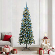 Albero di Natale artificiale con 300 LED Verde 210 cm 3395839