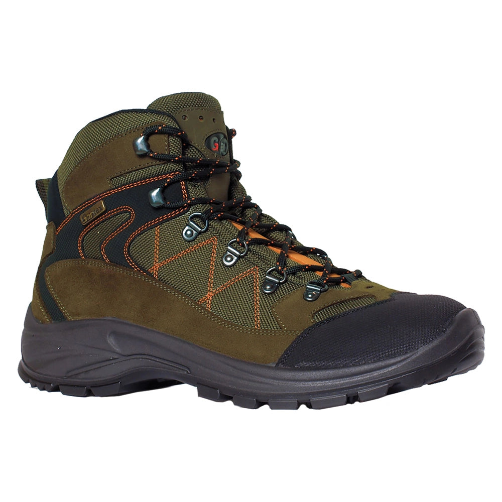 1coppia scarpe per trekking alte 'egipt' n. 39 - verde/arancio cod:ferx.1061199nlm