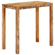 Tavolo da Bar 112x55x108 cm in Legno Massello di Recupero 350318