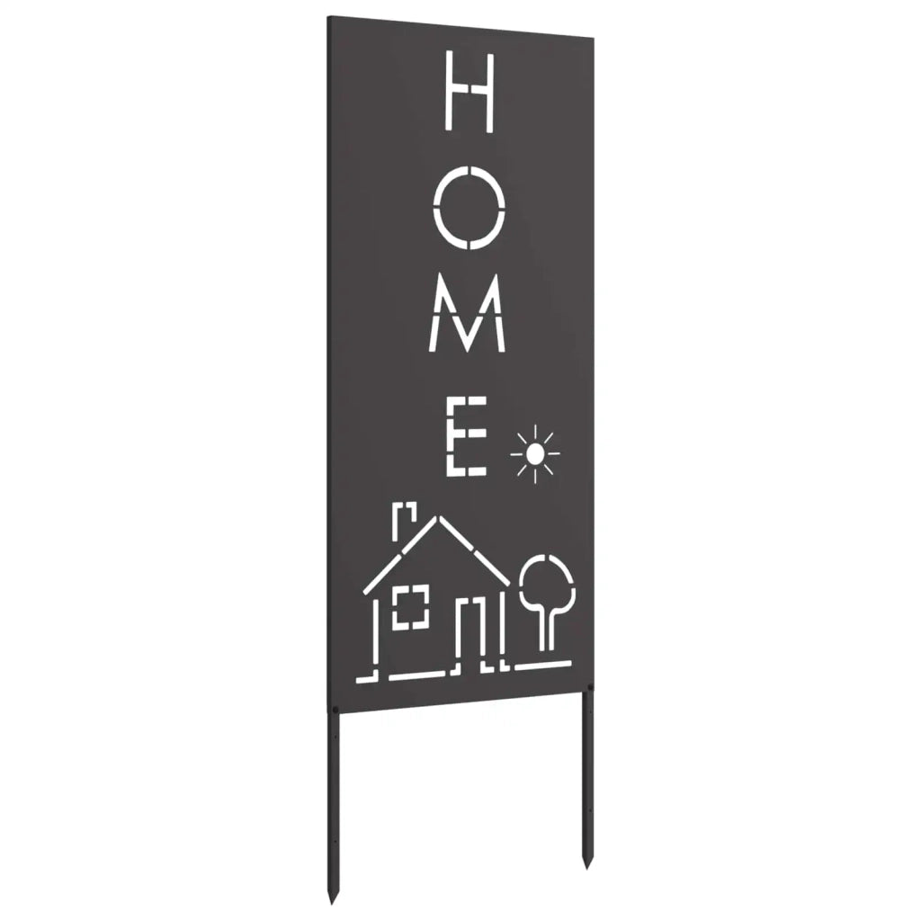 Schermo per privacy in giardino Traforo Nero 50 x 140 cm 876336