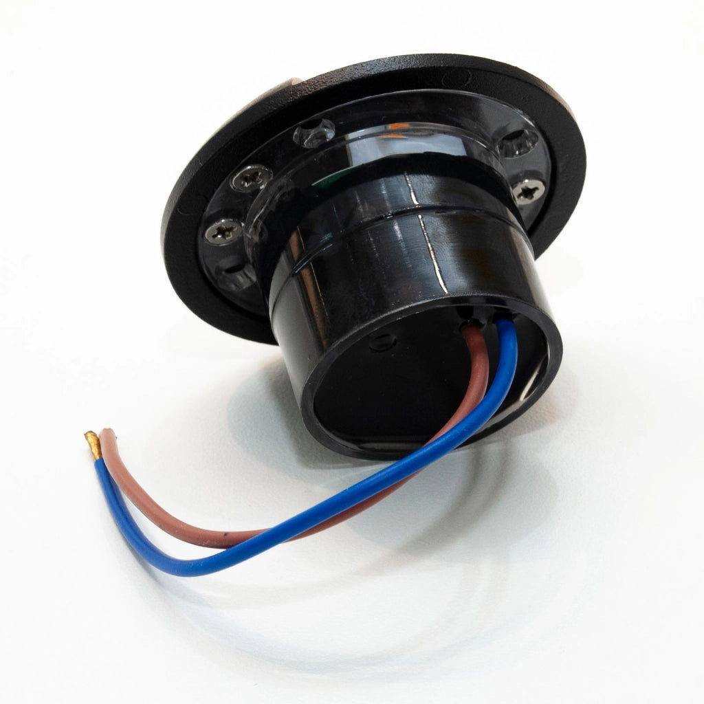 Mini faretto incasso calpestabile radente 4 finestre IP67 LED 1W basso consumo segnapassi nero luce giardino viale 230V 4000K