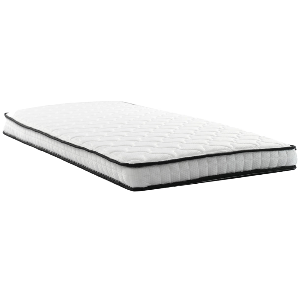 Materasso a molle 90x200 cm; altezza 12 cm; bianco