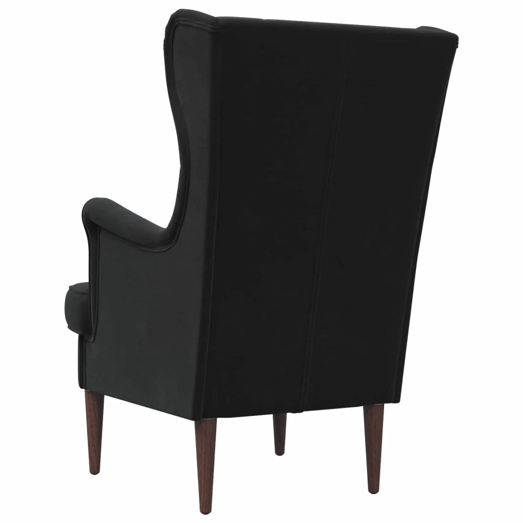 Poltrona | Sedia Relax Nero Velluto