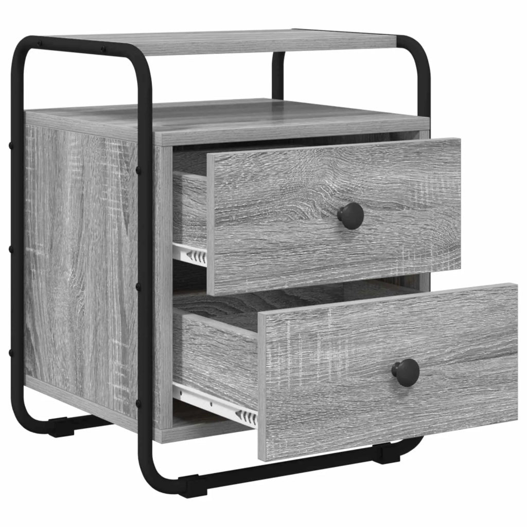 Armadio da Notte Sonoma grigio Legno ingegnerizzato 8007629