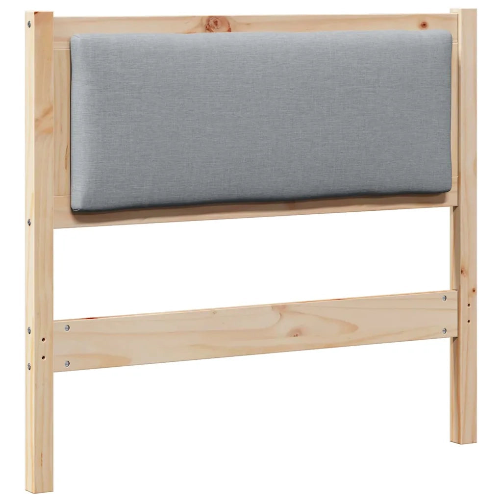 Testiera Altro-Testiera con Cuscini Marrone 100 cm Legno di pino massello 894046