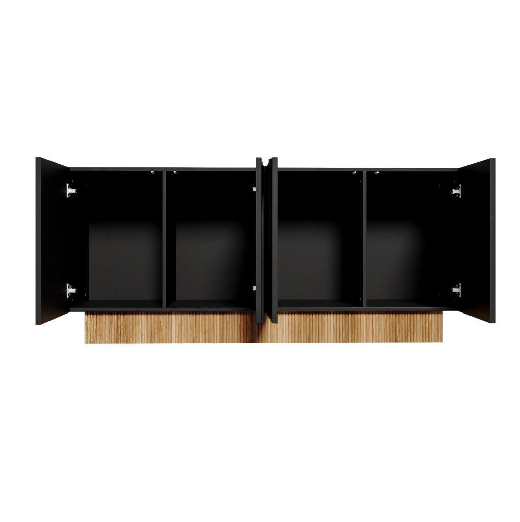 Credenza moderna con 4 ante e ampio spazio interno