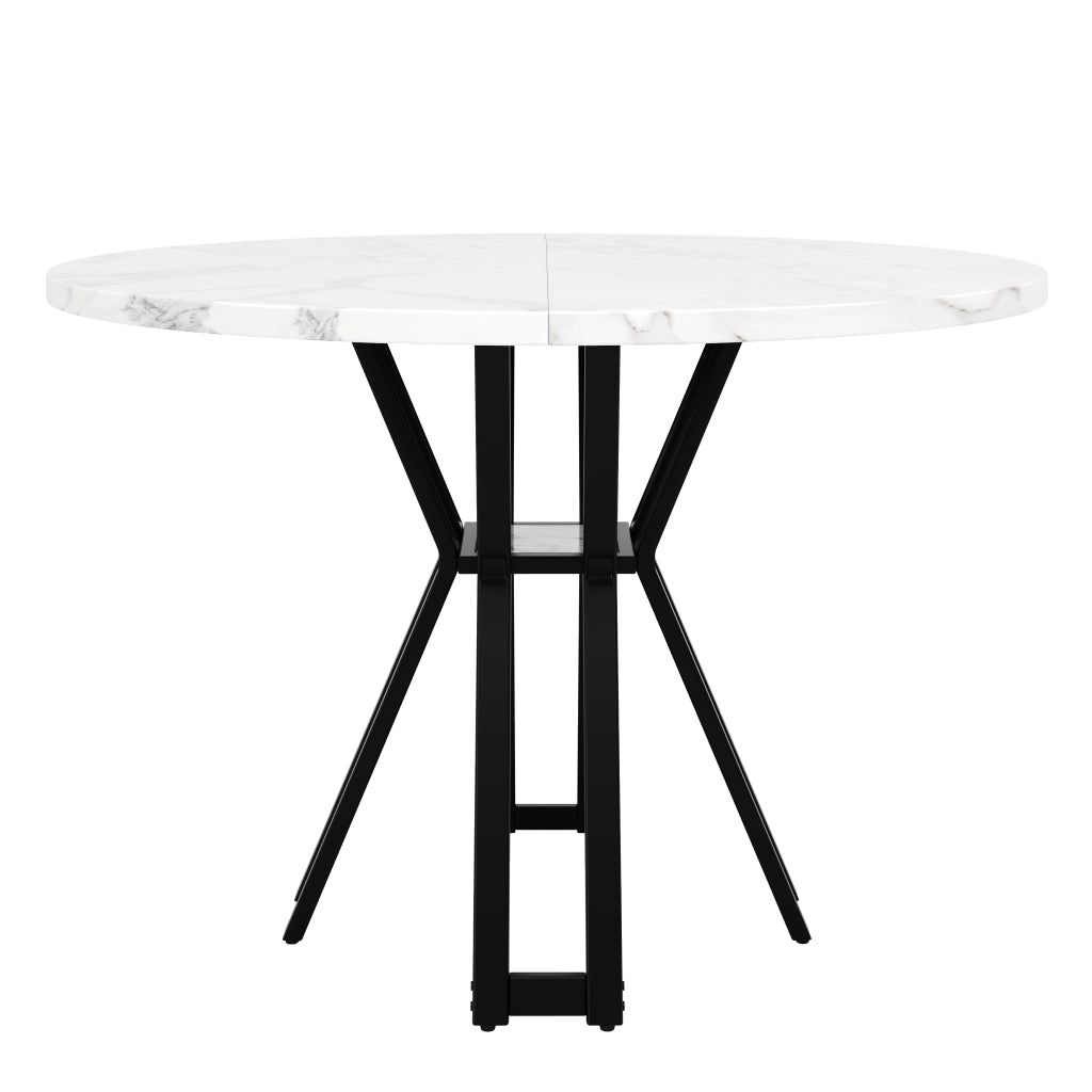 TAVOLO da pranzo 100x100x76 cm MDF Nero