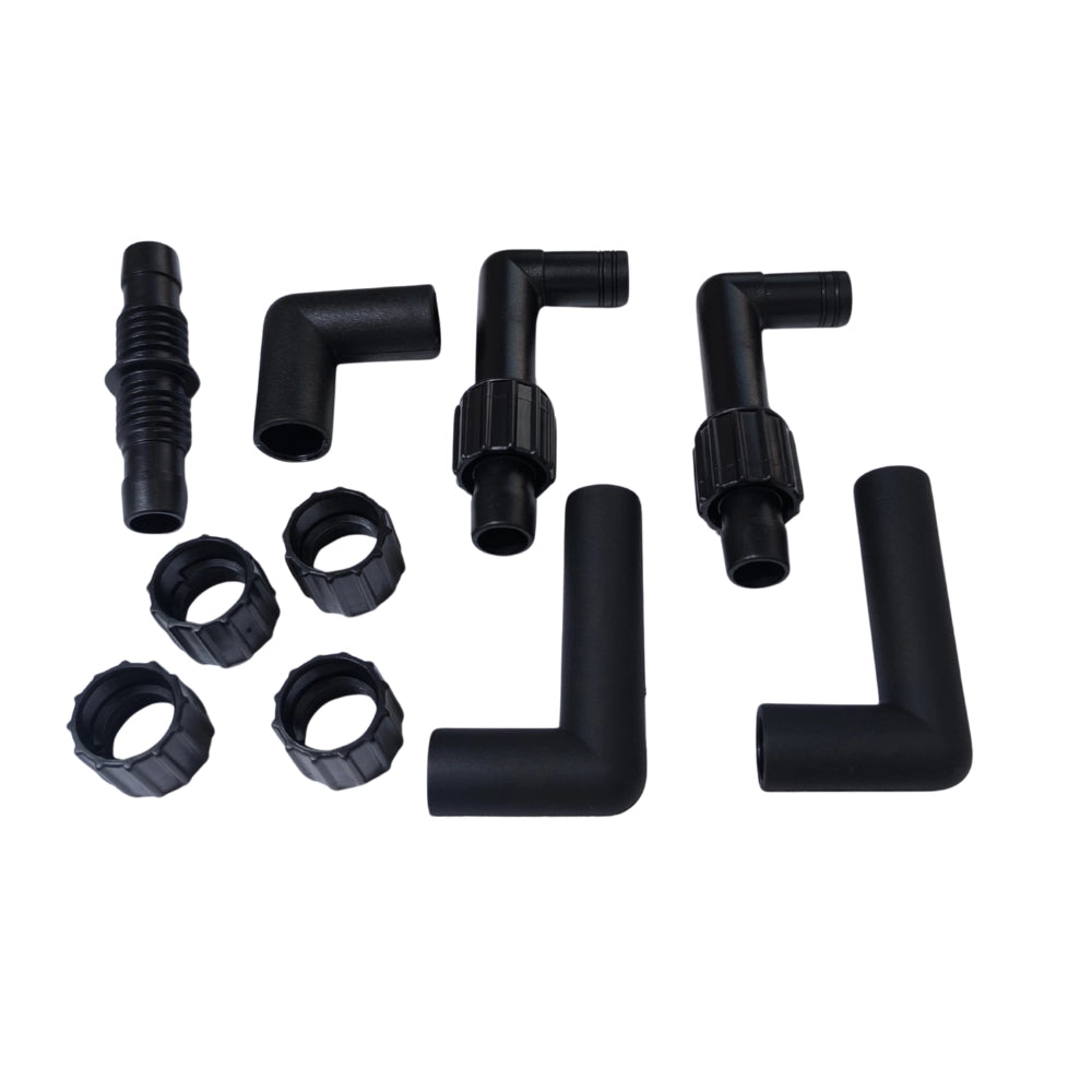 Dennerle Ricambio Raccordi IN-OUT per Scaper's Flow Black