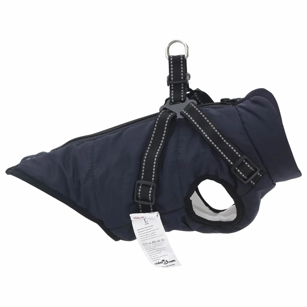 Cappotto per Cani Blu navy L40 Pile e Poliestere 3422542