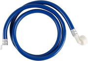 Inlaatslang universale per lavatrice - 1,5 metro - flexibile - per acqua fredda - per applicazioni pesanti - con connessioni a 90 gradi - 6 punti - resistente all'esplosione.