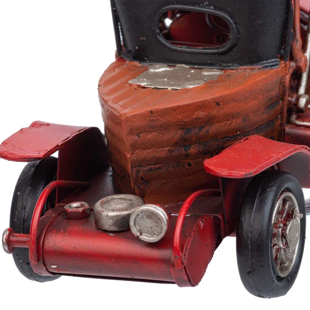 Auto in metallo rossa 16x7x7h