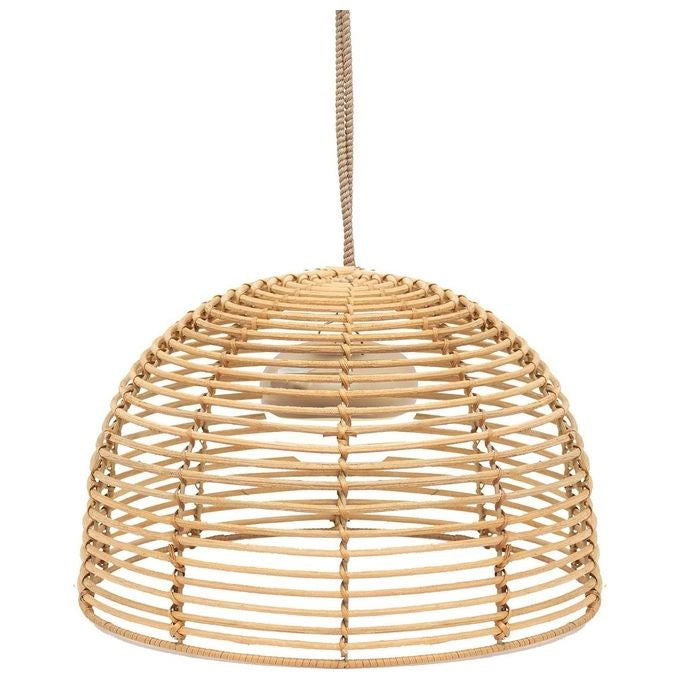 NewGarden LUMBOHXNW BOSSA Lampada a Sospensione a Batteria Ricaricabile 9W LED 35 cm Diametro 22 cm Altezza colore Naturale