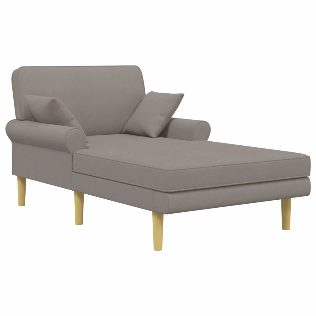 Chaise longue Tortora Tessuto 42048087