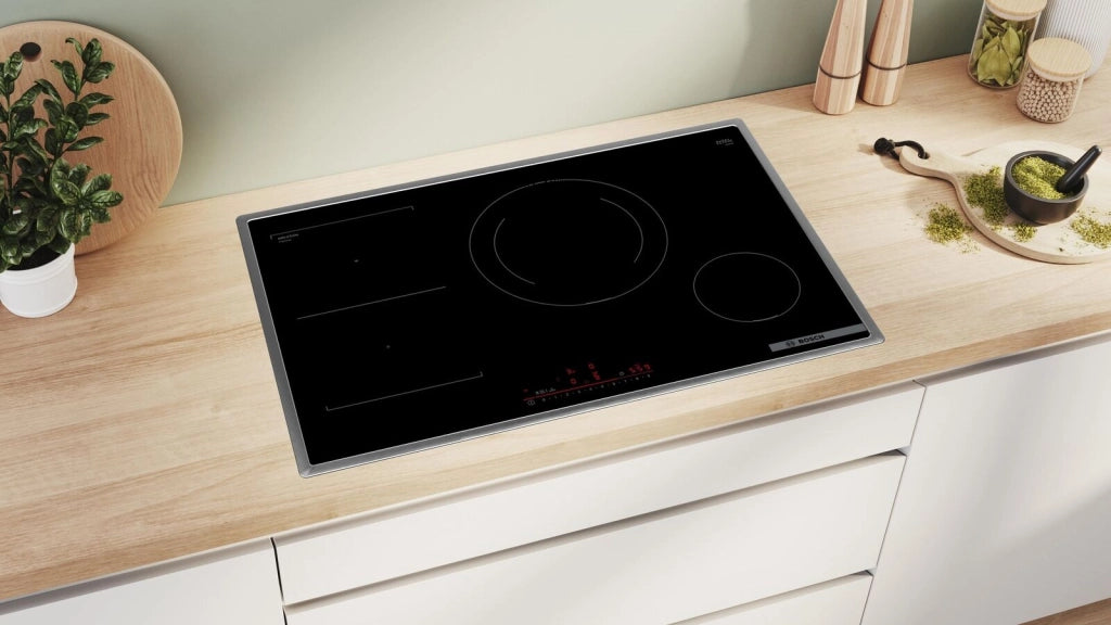 Bosch Serie 6 PVS845HB1E Piano cottura a induzione 80 cm Nero, con profili