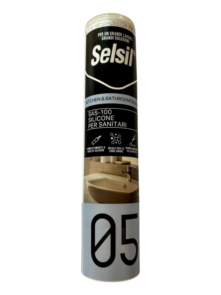 Selsil SAS- 100 silicone per sanitari trasparente