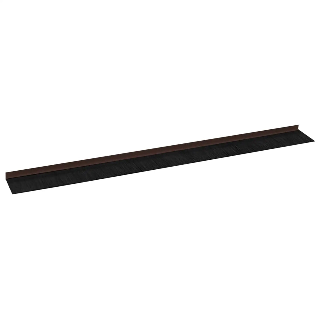 Spazzole per porte autoadesive 2 pz Marrone 100 cm CFW2625659