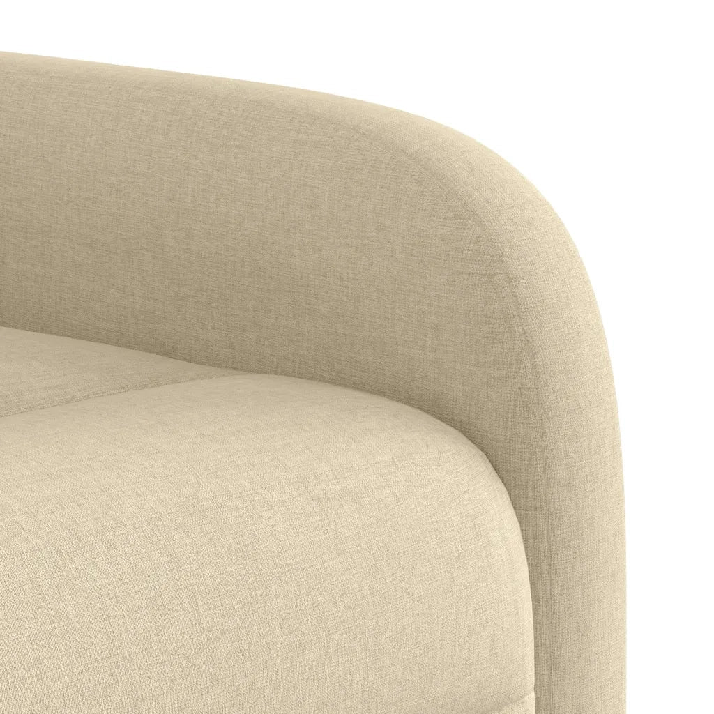 Poltrona Reclinabile in Tessuto Crema 4015530