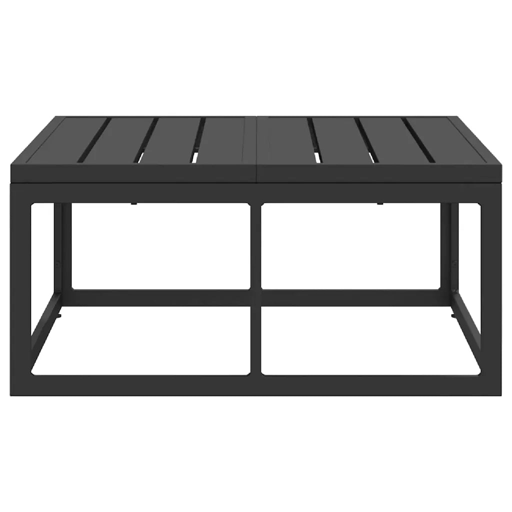 Mobili da Esterno Nero 70 x 70 x 32 cm Metallo 42008028