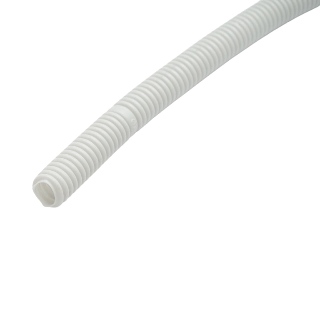 Tubo Corrugato 16mm Senza Tirafilo, polietilene HDPE 750N grigio 100m/rotolo