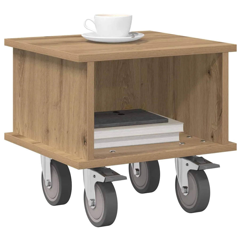 Supporto TV-Credenza per TV-Mobile TV Rovere artigianale 37 x 35 x 35 cm